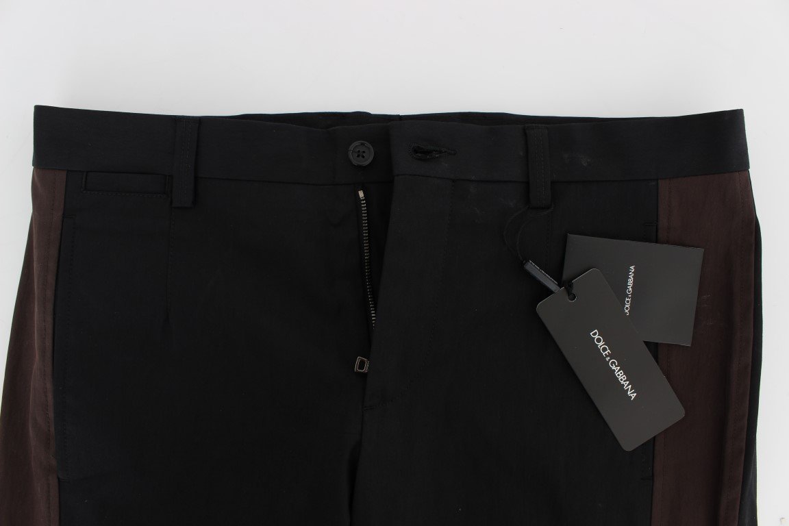 Brown Black 3/4 Length Pants