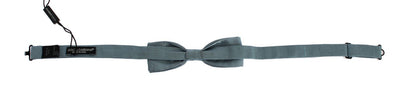 Blue Silk Bow Tie