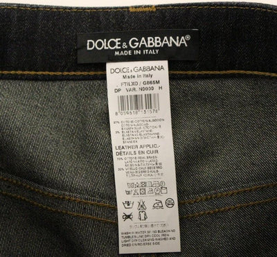 Black Cotton Cropped Slim Fit Jeans Pants