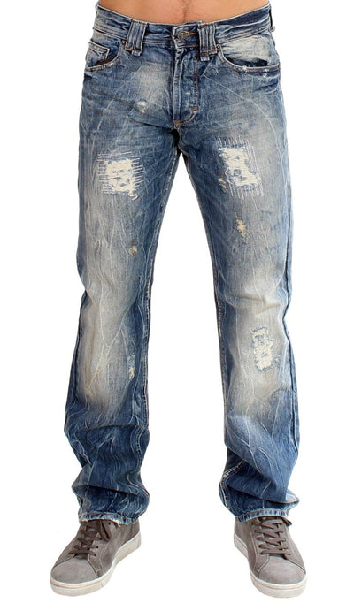 Blue washed cotton Jeans