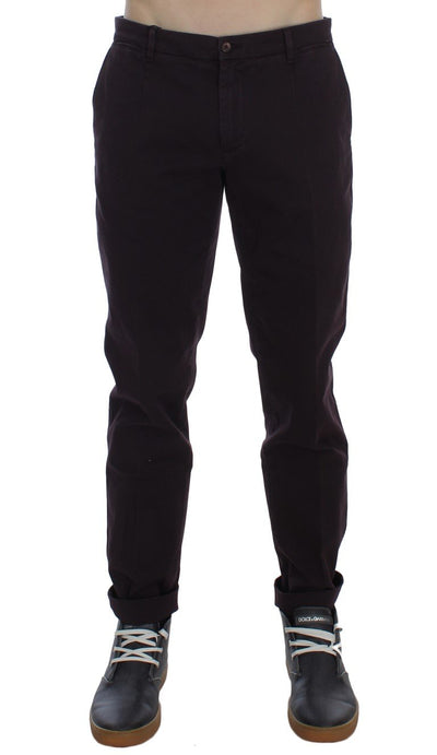 Purple Denim Casual Jeans