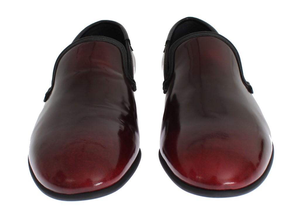 Bordeaux Patent Leather Dress Loafers