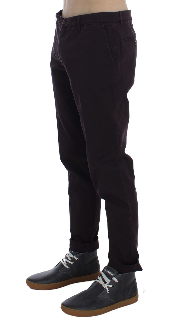 Purple Denim Casual Jeans