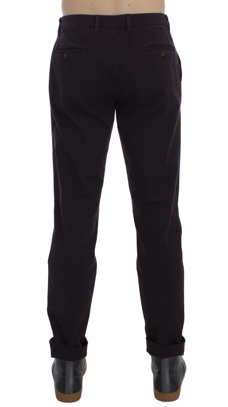 Purple Denim Casual Jeans