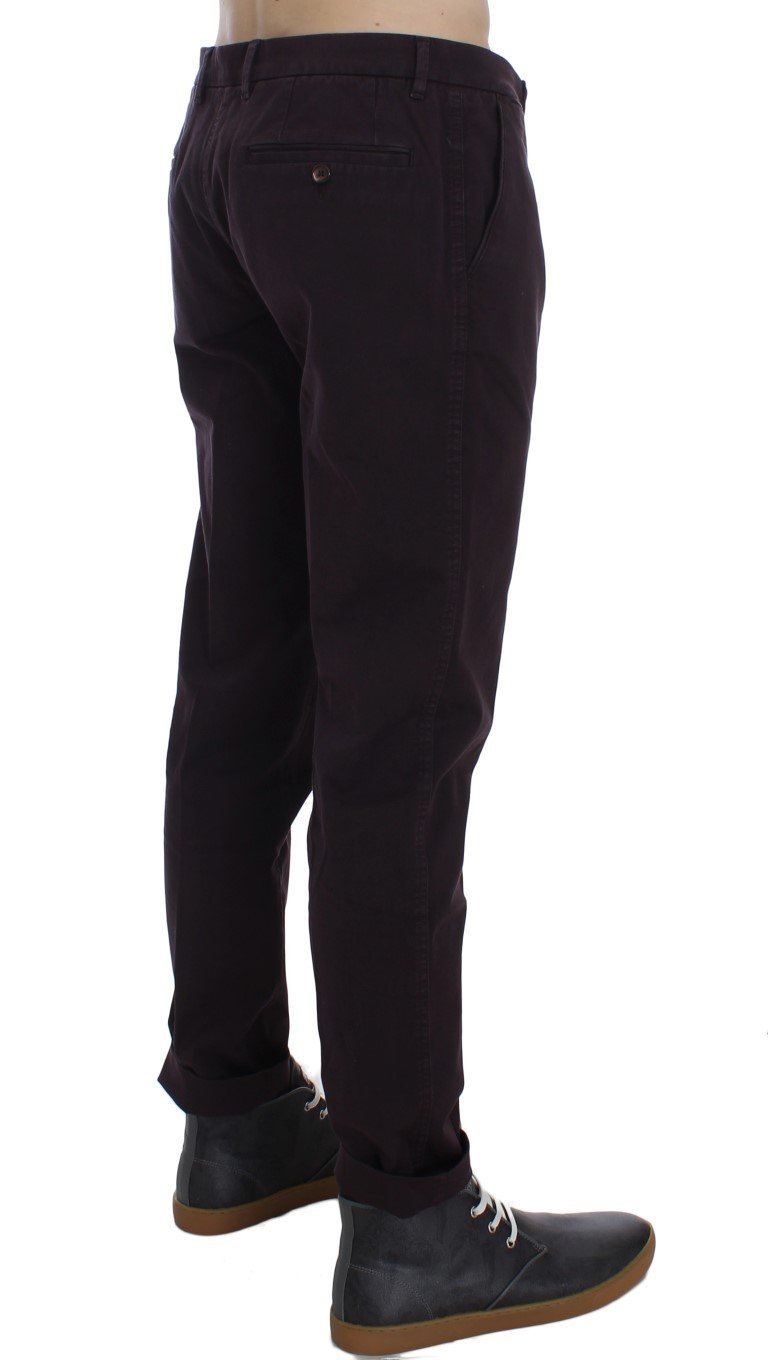 Purple Denim Casual Jeans