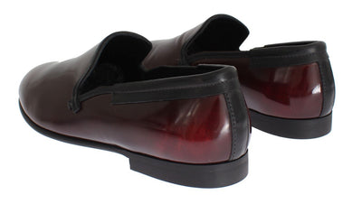 Bordeaux Patent Leather Dress Loafers