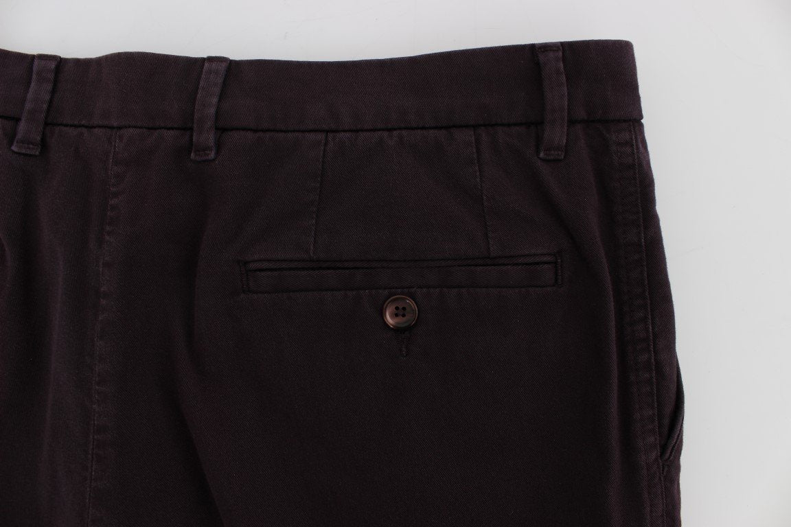 Purple Denim Casual Jeans