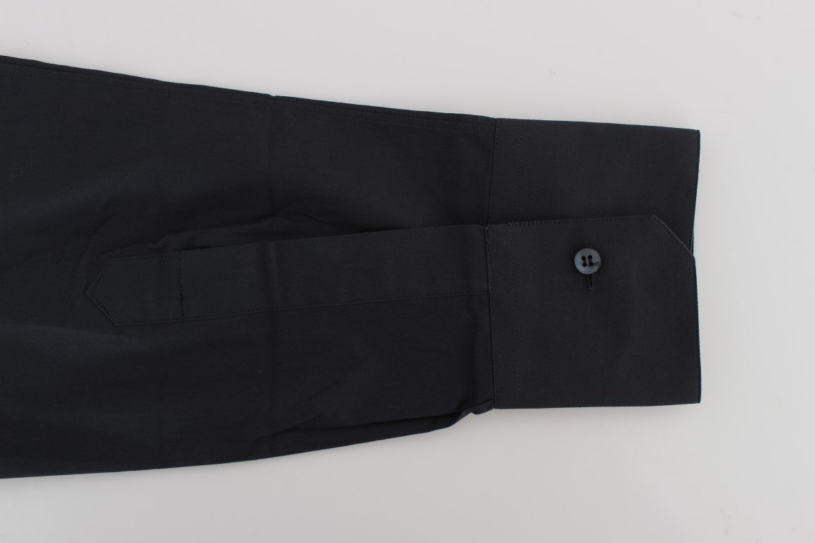 Gray Cotton GOLD Slim Fit Dress Shirt