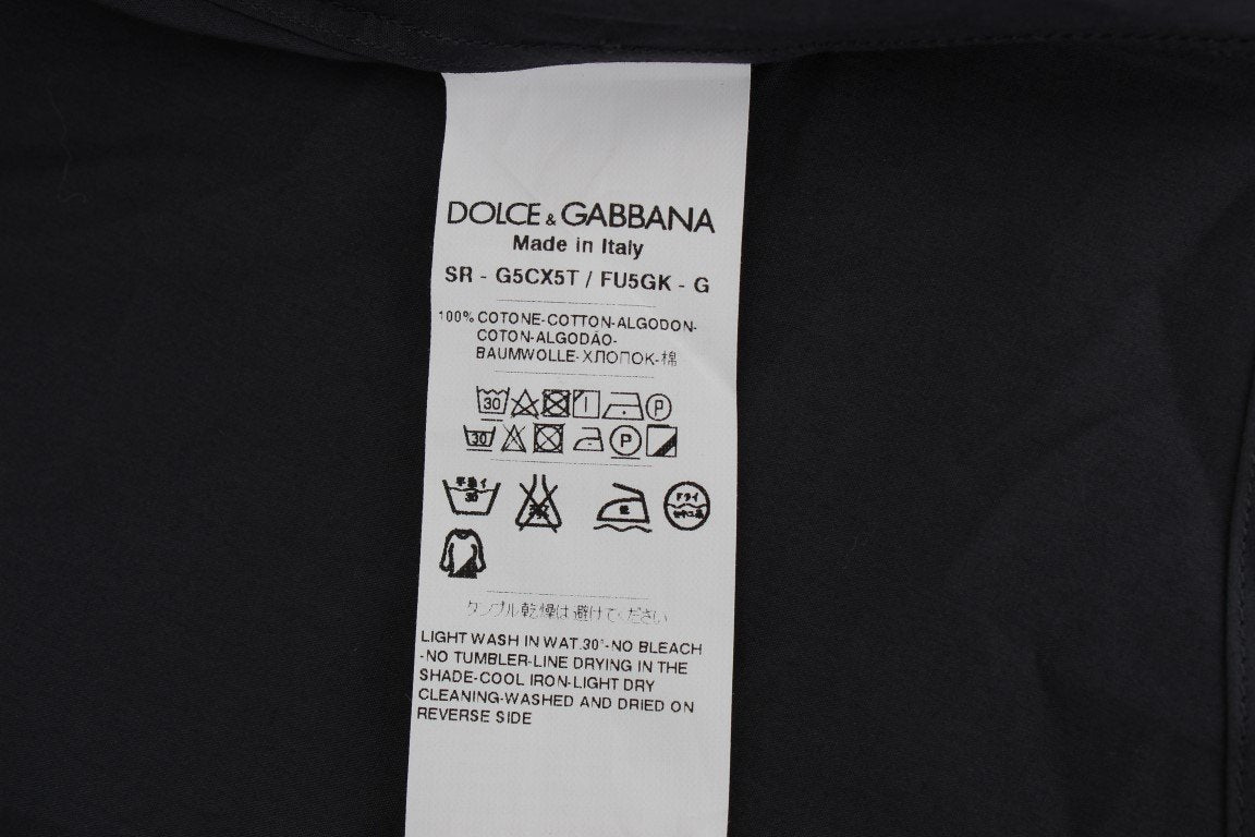 Gray Cotton GOLD Slim Fit Dress Shirt