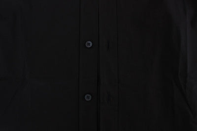 Blue Stretch SICILIA Slim Fit Dress Shirt