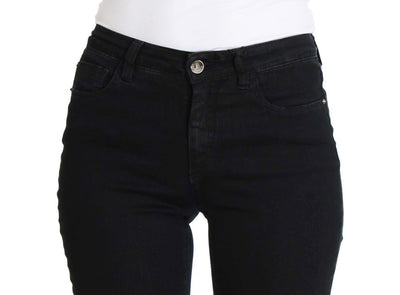 Blue Cotton Stretch Slim Fit Jeans