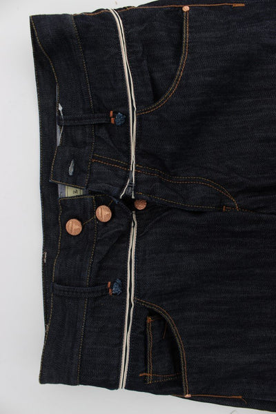 Blue Cotton Regular Straight Fit Jeans