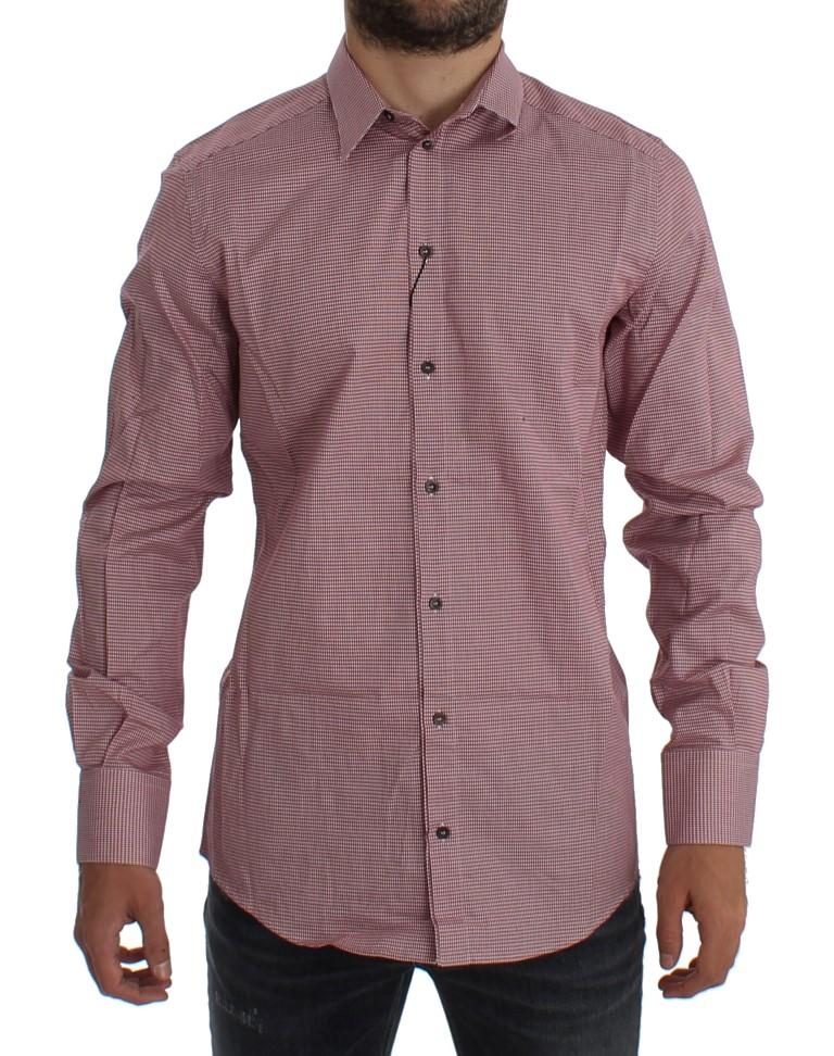Red White GOLD Slim Fit Formal Dress Shirt
