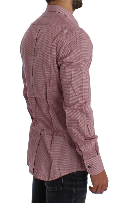 Red White GOLD Slim Fit Formal Dress Shirt