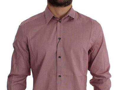 Red White GOLD Slim Fit Formal Dress Shirt