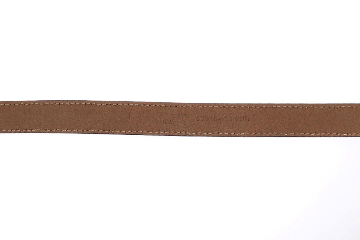 Red Snakeskin Crystal Buckle Belt