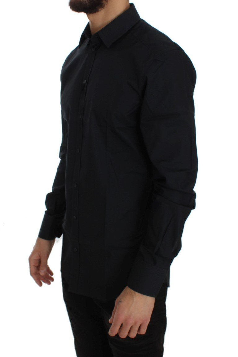 Blue Cotton GOLD Slim Fit Dress Shirt