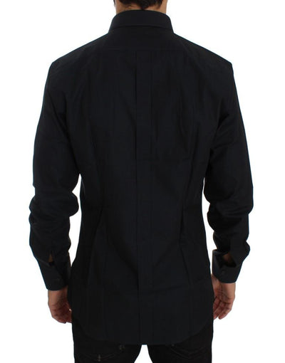 Blue Cotton GOLD Slim Fit Dress Shirt