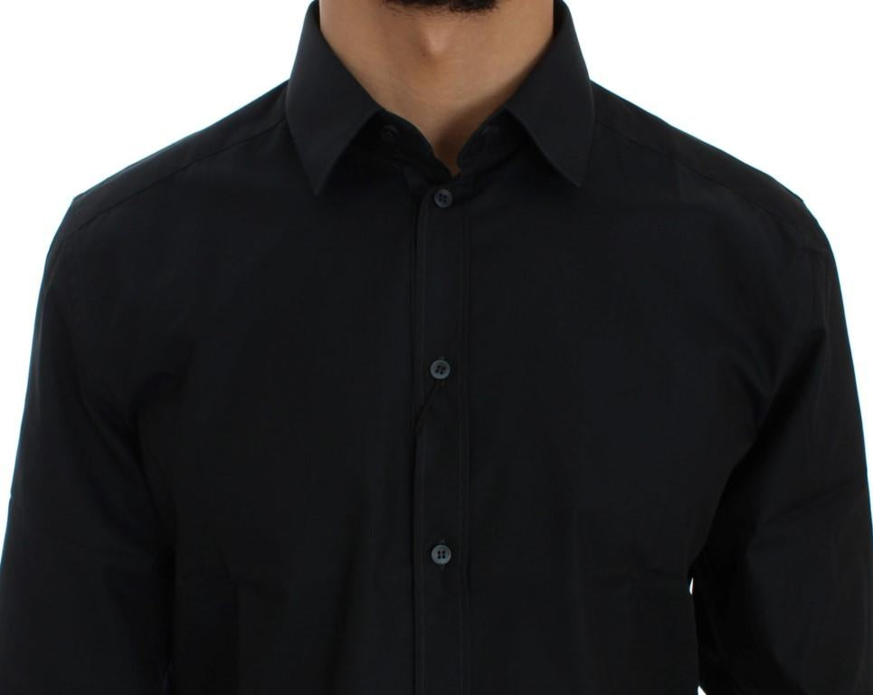 Blue Cotton GOLD Slim Fit Dress Shirt