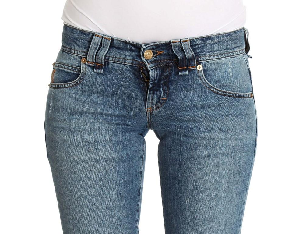 Blue Wash Slim Fit Cotton Stretch Denim Jeans