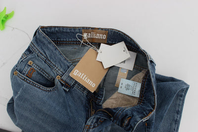 Blue Wash Slim Fit Cotton Stretch Denim Jeans