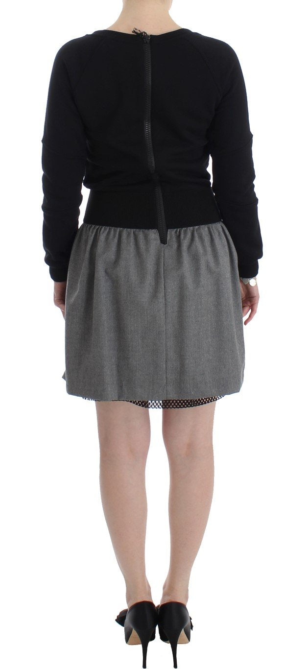 Multicolor Long Sleeve Skirt Top Dress