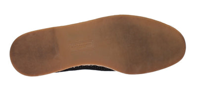Black Brown Leather Breathable Loafers