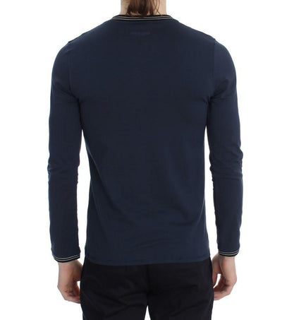 Blue Cotton Stretch T-Shirt