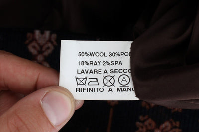 Black Wool Stretch Suit