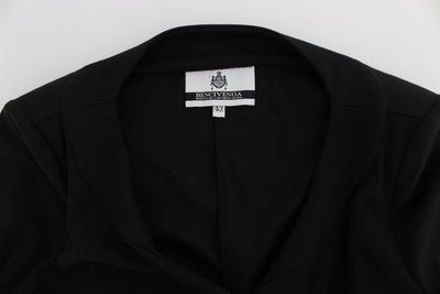 Black Stretch Sheath Dress & Sweater Set