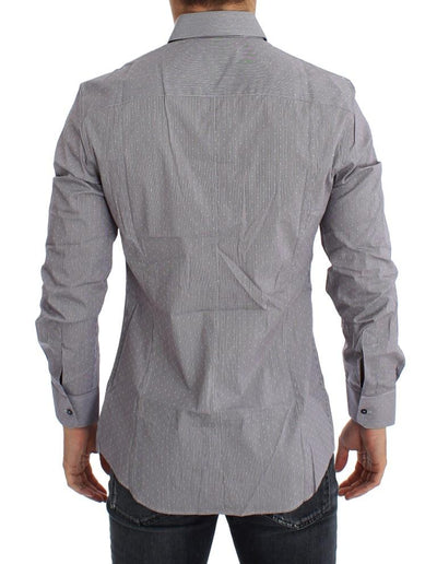 Blue Red Striped Slim Fit SICILIA Shirt