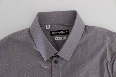 Blue Red Striped Slim Fit SICILIA Shirt