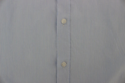 Blue Striped GOLD Slim Fit Dress Shirt