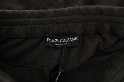 Green Brown Wool Silver Studded Pants