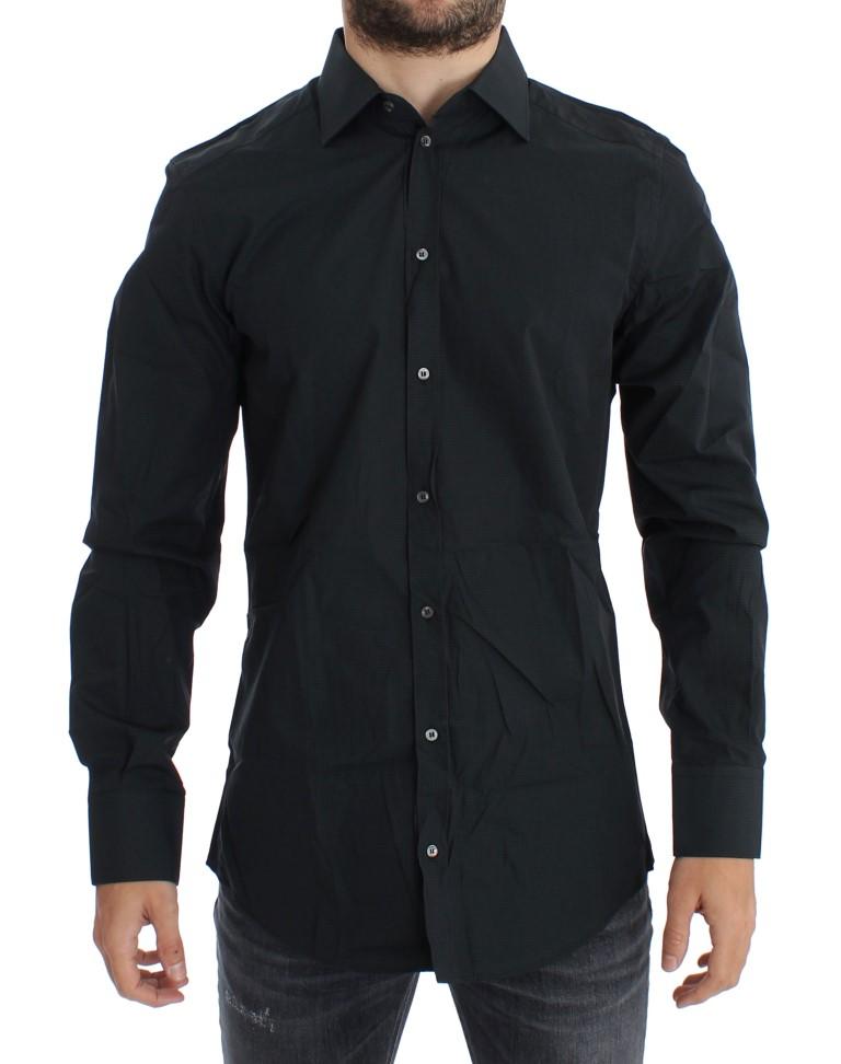 Blue Checkered Slim Fit GOLD Casual Shirt