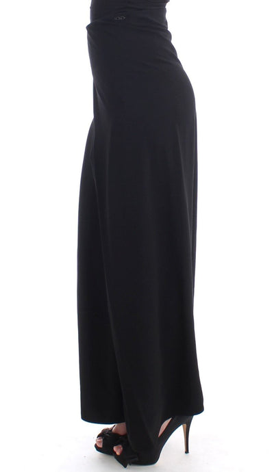 Black full length maxi skirt