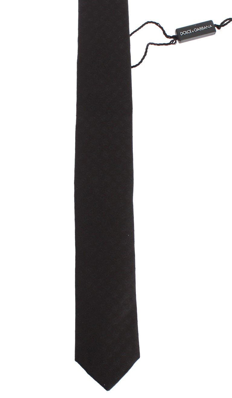 Brown Fantasy Silk Tie