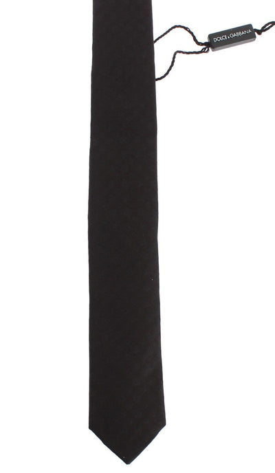 Brown Fantasy Silk Tie