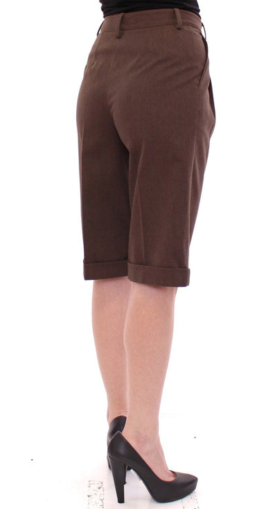 Brown cotton shorts pants