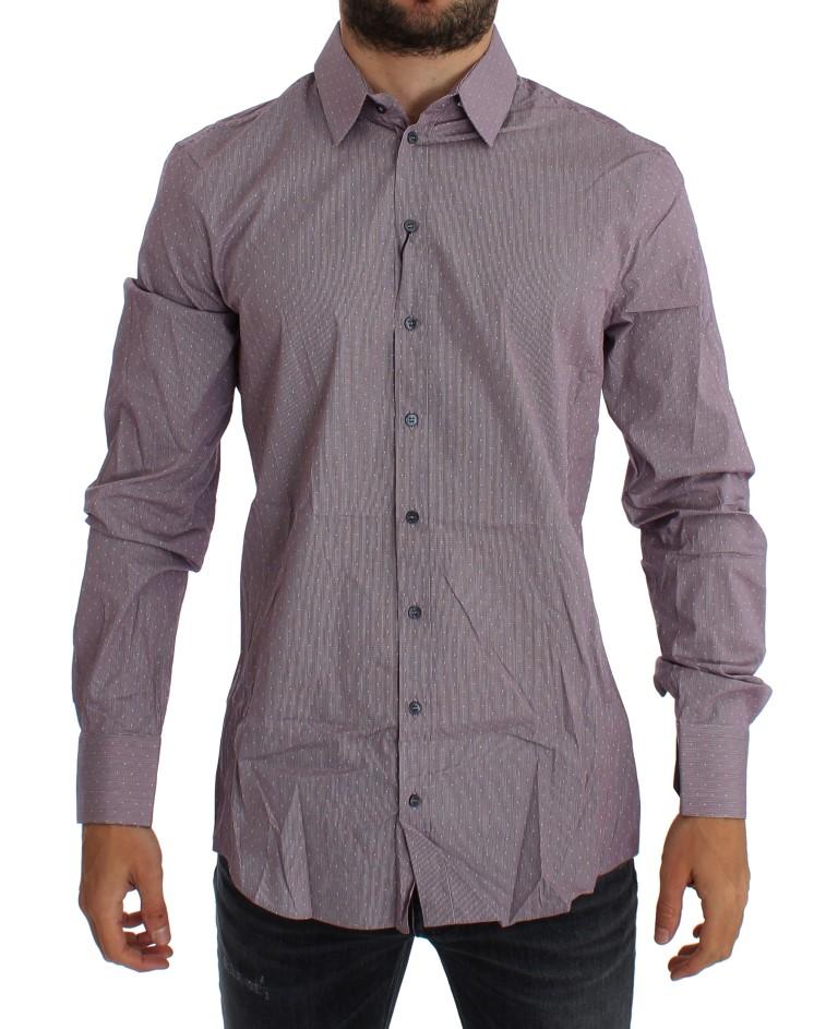 White Red Blue Slim Fit SICILIA Shirt