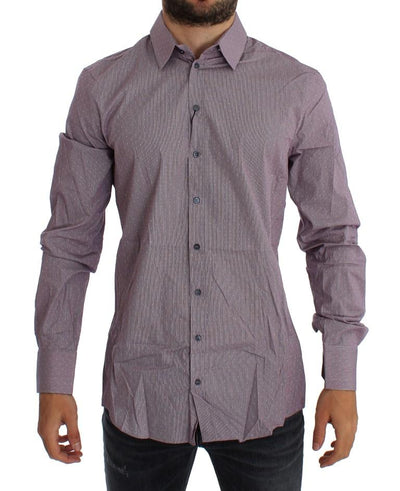 White Red Blue Slim Fit SICILIA Shirt