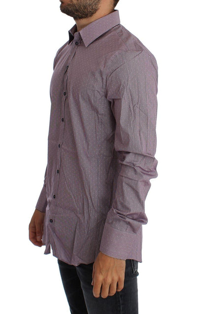 White Red Blue Slim Fit SICILIA Shirt