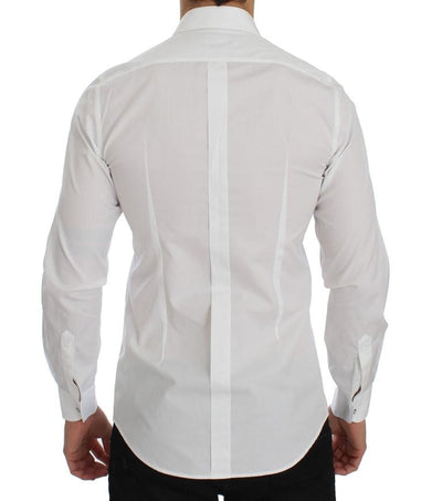 White GOLD Smoking Slim Fit Dress Shirt
