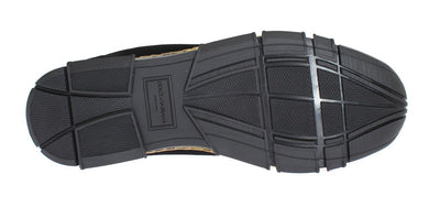 Yellow Black Mesh Neoprene Sneakers