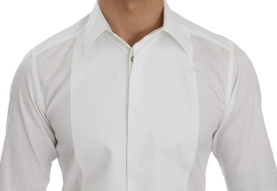 White GOLD Smoking Slim Fit Dress Shirt