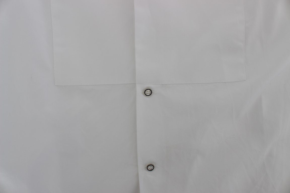 White GOLD Smoking Slim Fit Dress Shirt