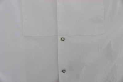 White GOLD Smoking Slim Fit Dress Shirt