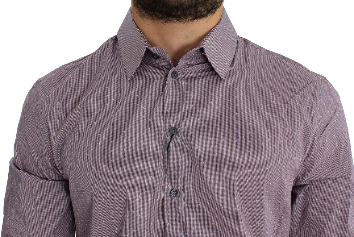 White Red Blue Slim Fit SICILIA Shirt