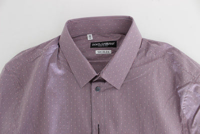 White Red Blue Slim Fit SICILIA Shirt