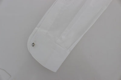 White GOLD Smoking Slim Fit Dress Shirt